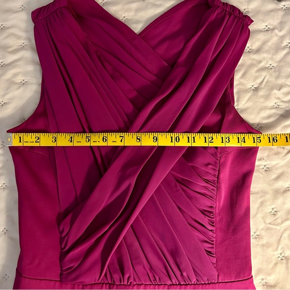 Reiss Cocktail Dress Like New! Size 4 Fuschia - Picture 6 of 7
